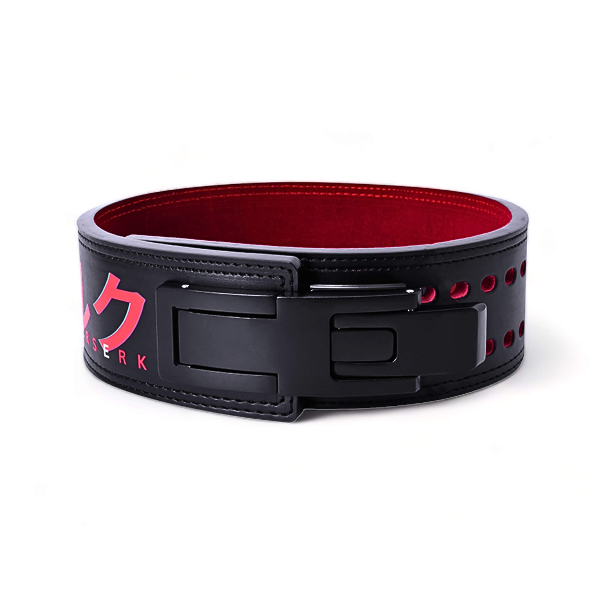 Berserk Lifting Belt with Black Lever - Featuring vivid anime artwork and a robust lever buckle. This belt offers unparalleled support and a distinctive aesthetic for elite lifters.