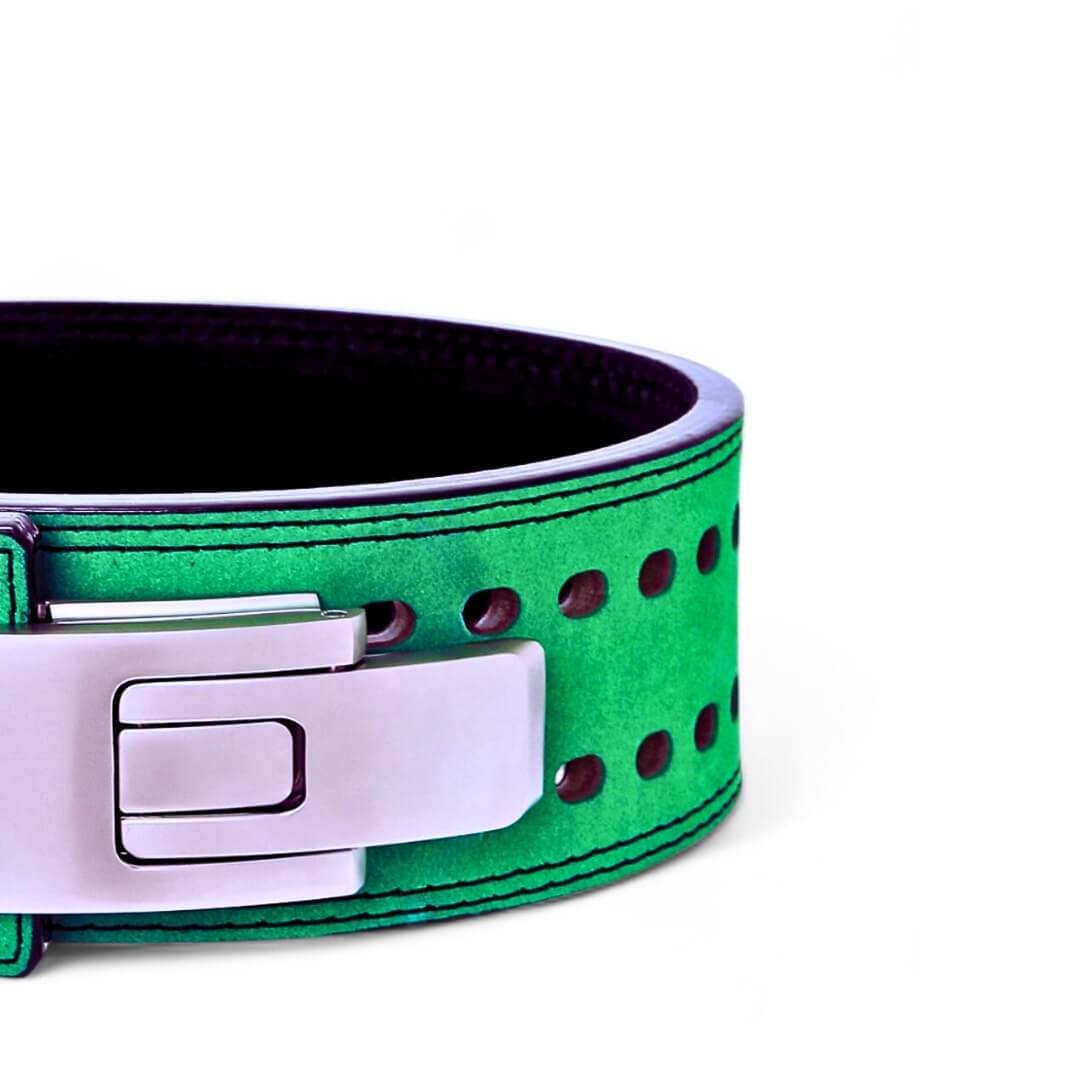 Closed up front view of anime lifting belt for weightlifting and powerlifting