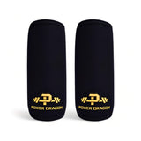 Pair of black Power Dragon elbow sleeves, perfect for enhancing performance and reducing injury.