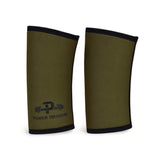 Elbow sleeves for powerlifting. Go hard and heavy without the fear of risking severe shearing on your biceps and elbows.