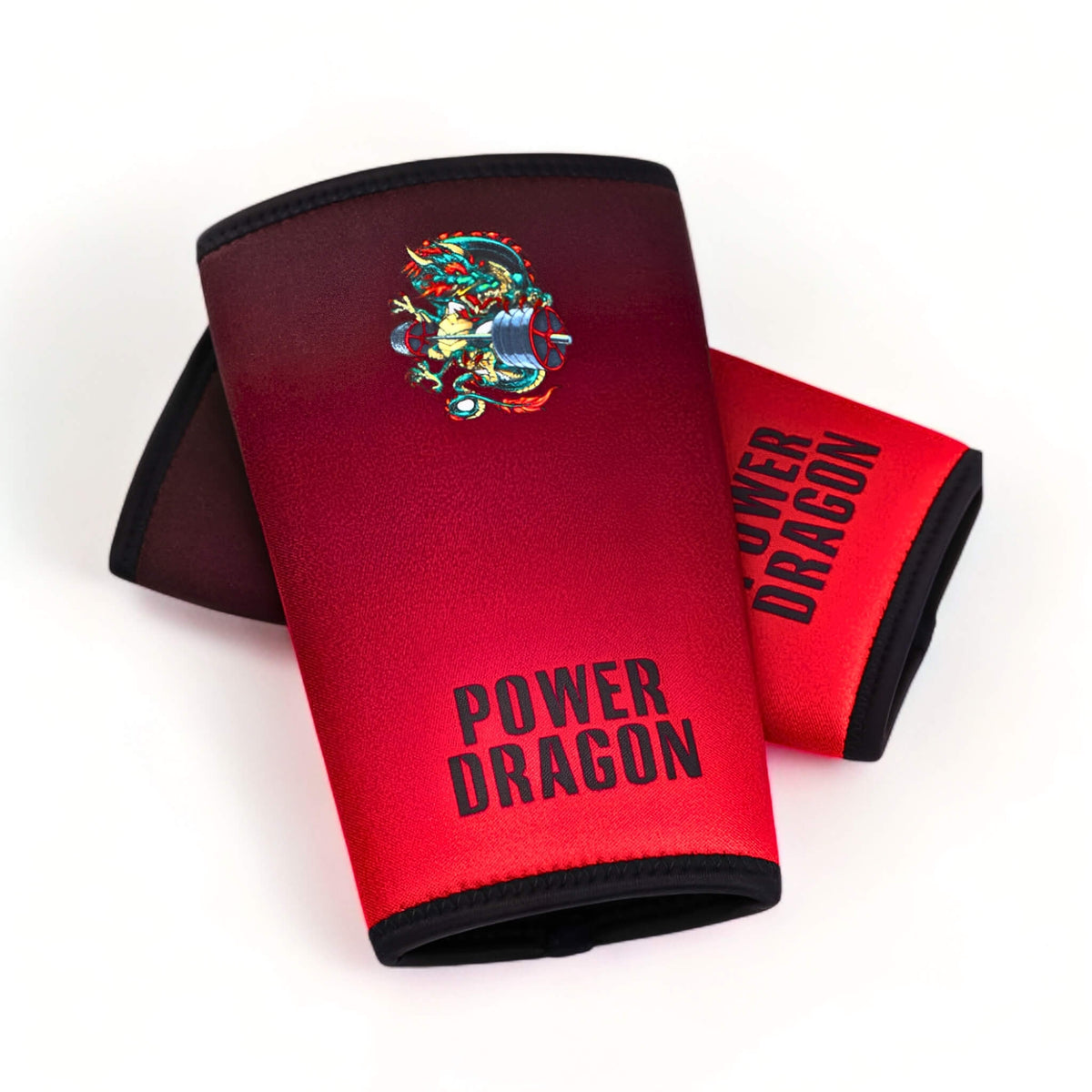 Power Dragon's 7mm knee sleeves. Designed for powerlifting, squats, and deadlifts. High-grade neoprene for durability, comfort, and injury prevention. 