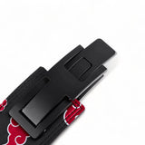 Close of adjustable lever for anime weightlifting belt