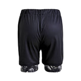 Rear view of Berserk gym shorts on display | Anime workout gear for gym with Berserk pattern.