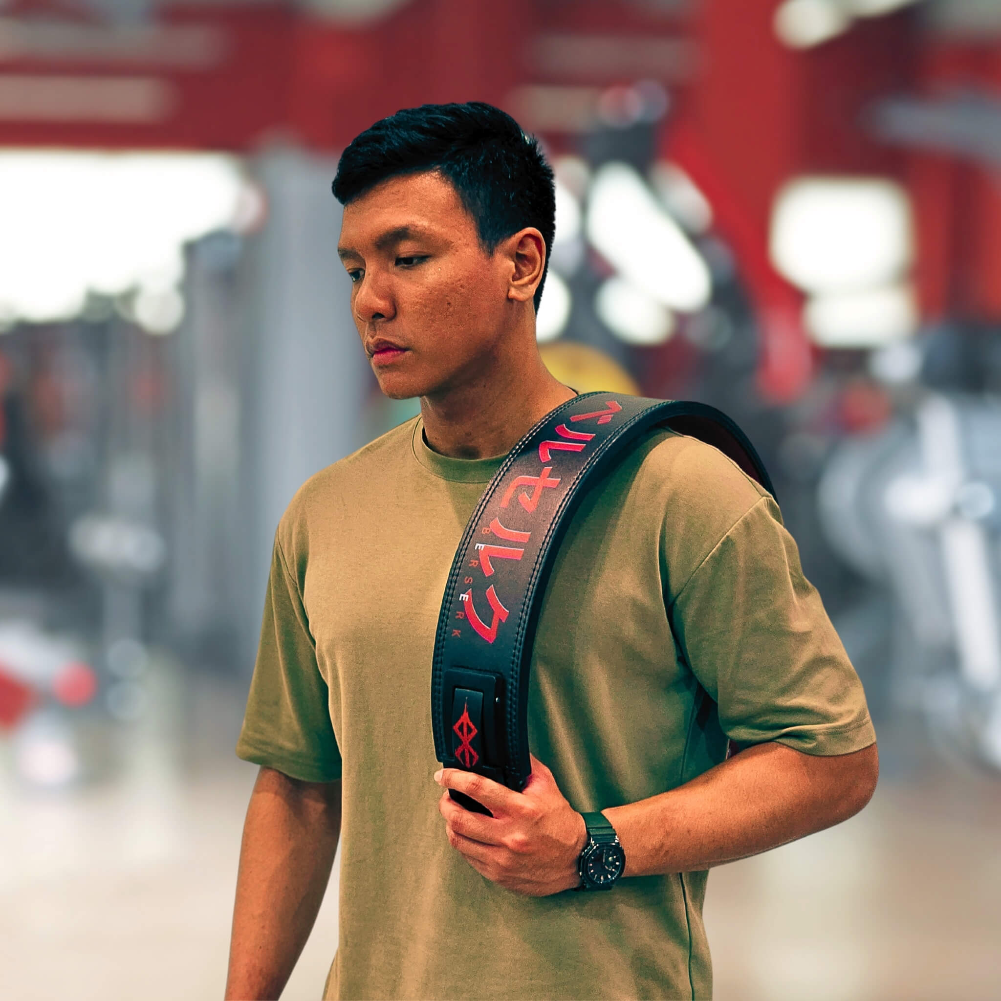 Berserk Lifting Belt - Showcasing a striking anime graphic, this belt offers top-tier support with a secure lever buckle. Ideal for serious lifters who want to stand out in the gym.