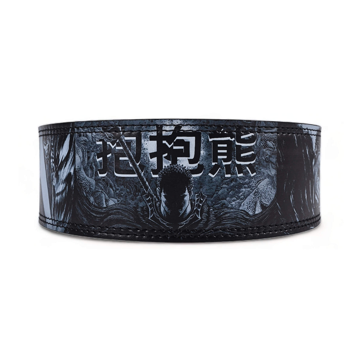 Dominate your lifts with the Berserk lifting belt. Guts' iconic imagery provides both inspiration and maximum stability for your training sessions.