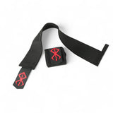 A dynamic view of Berserk Wrist Wraps | Anime wrist wraps that stabilizes wrists during weightlifting and other strength training sports