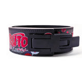 Alternate view of Chibi Akatsuki weightlifting belts | Anime lifting belts with printed design highlighting the detailed characters from Naruto