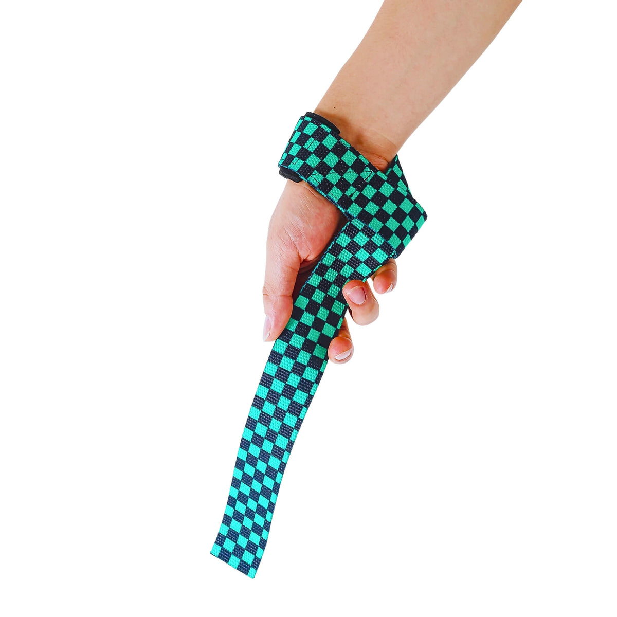 Unleash your inner warrior with the green checkered Demon Slayer wrist strap, offering unbeatable wrist support and a bold, stylish look.