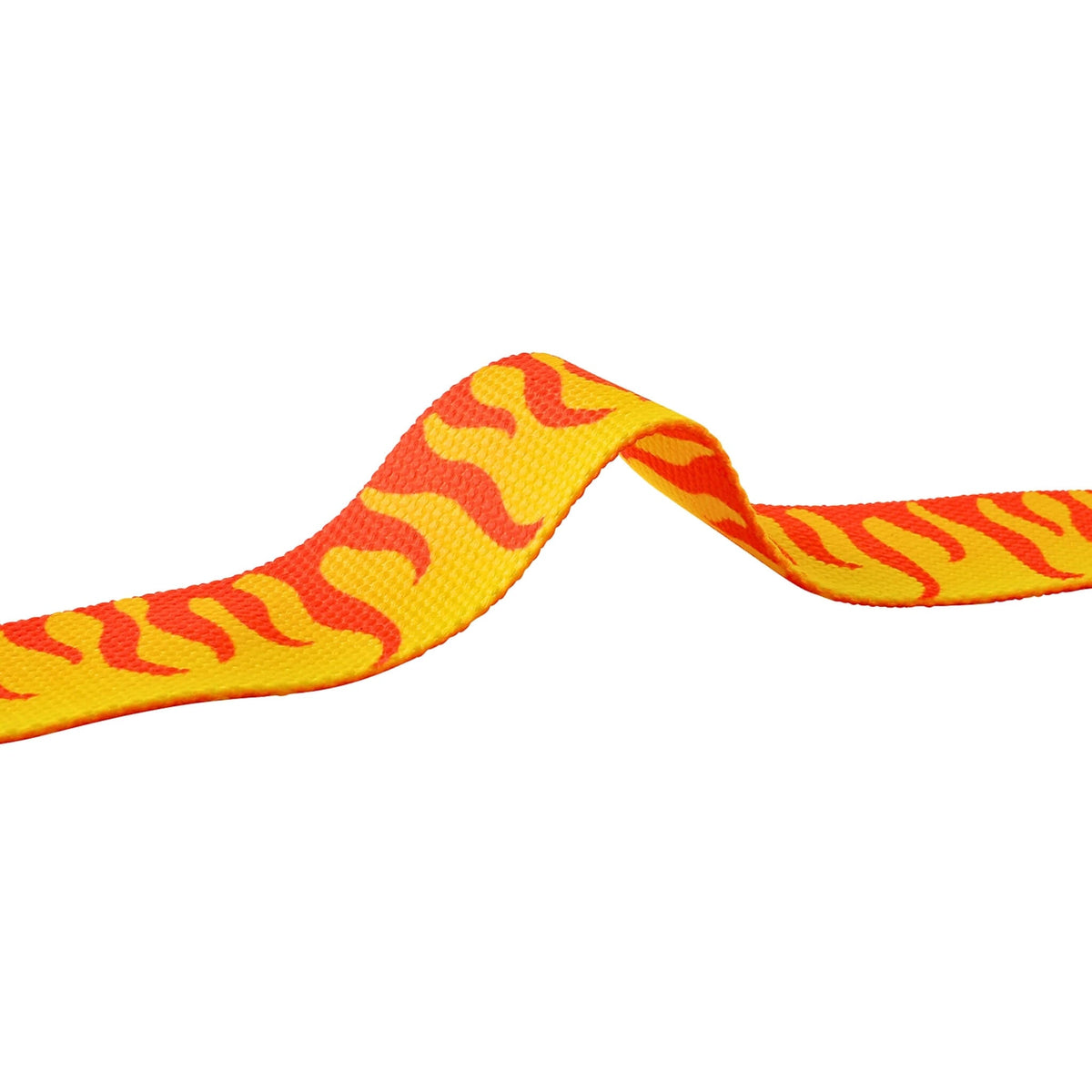 iconic flaming pattern for Demon Slayer lifting straps, perfect for powerlifting and weightlifting