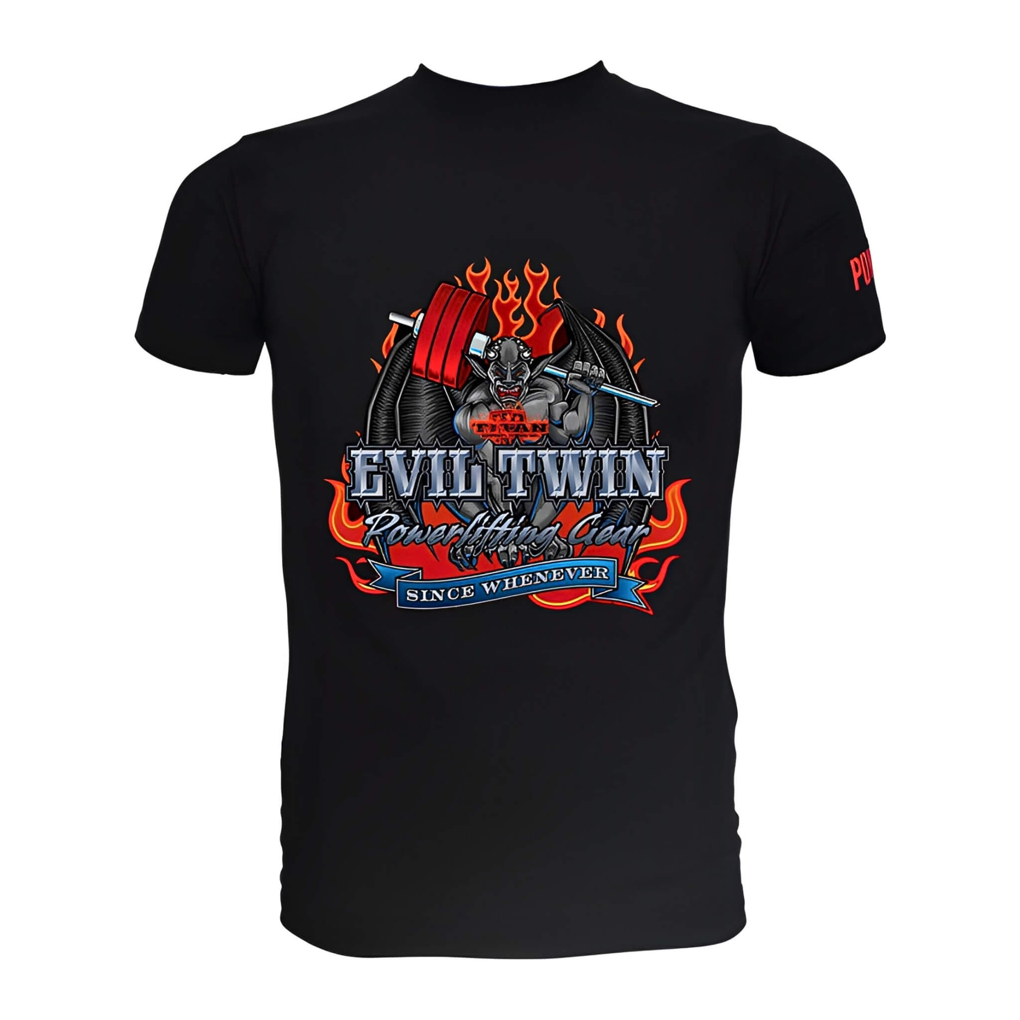 Evil Twin GripForce Tee from the DRAGON SERIES. This anti-slip bar grip T-shirt revolutionizes your lifting with secure fit, durable design, and breathable performance.