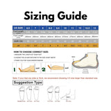 Sizing Guide for Gen 1 Sumo Deadlift Slippers: ightweight, non-slip design with ankle support and breathable materials. Ideal for powerlifting movements. Experience unmatched stability and comfort on the deadlift platform. 