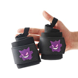 Our Gengar wrist wraps are the perfect gym accessories for weightlifting. Ideal anime gym gift for fitness enthusiasts.