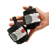 Showcasing Hanafuda Anime Wrist Wraps. Perfect for weightlifting, powerlifting, and strength training. Enjoy superior wrist stability and protection with 'Demon Slayer' flair. Ideal gym gift for anime fans and fitness lovers. 