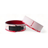 Hokage Litfting Belt | Naruto lifting belts featuring bold red flame design and durable construction, it's ideal for powerlifters and anime enthusiasts.