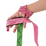 Mitsuri Hashira lifting straps inspired by Demon Slayer! Elevate your gym performance with these stylish pink and green straps offering wrist stability and protection.