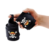 inspired by the iconic One Piece anime. These wrist wraps are designed to blend style and functionality, providing exceptional wrist support and stability while showcasing the renowned symbols of Luffy's Crossbone and Strawhat.