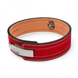 2nd image of Naga - 10mm Suede Lever Weightlifting Belt For Powerlifting. USAPL approved