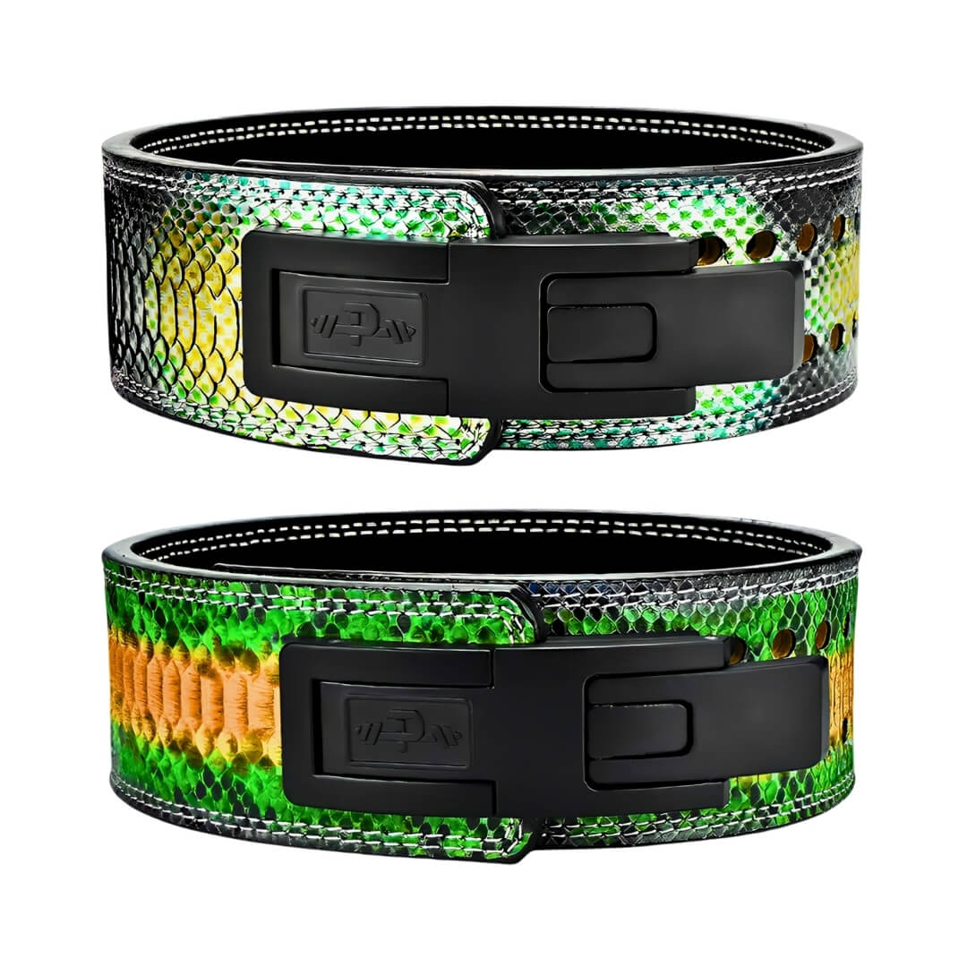 "PYTHON" LEVER BELT - SERPENT SERIES - Akinci Strength | Weightlifting belt with snake like scale offering a premium powerlifting gear