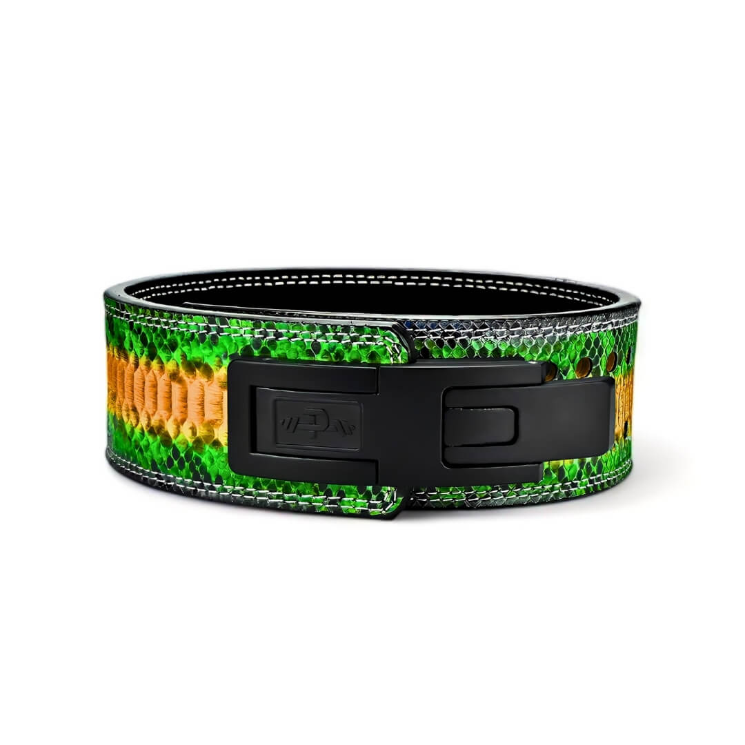 "PYTHON" LEVER BELT - SERPENT SERIES - Akinci Strength | Weightlifting belt with snake like scale offering a premium powerlifting gear