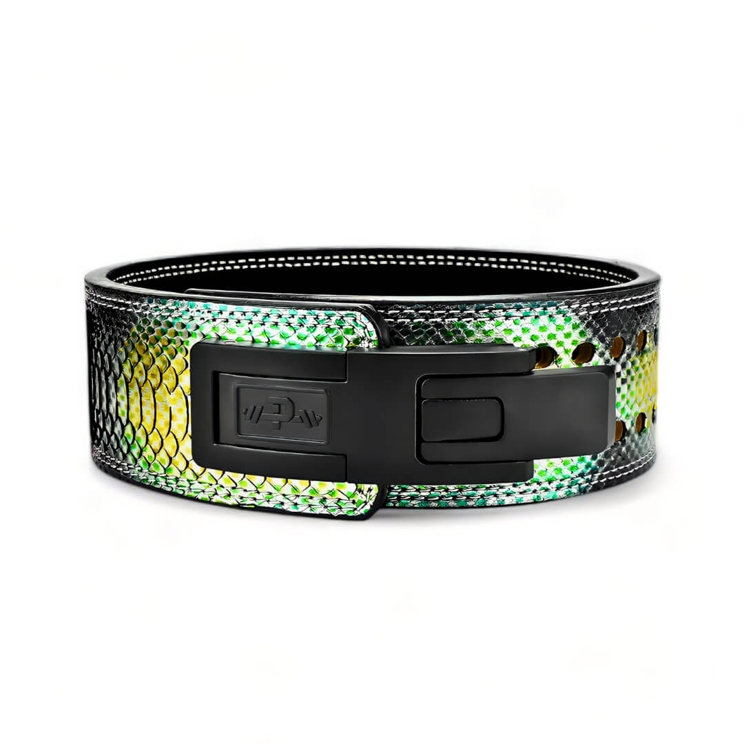 "PYTHON" LEVER BELT - SERPENT SERIES - Akinci Strength | Weightlifting belt with snake like scale offering a premium powerlifting gear