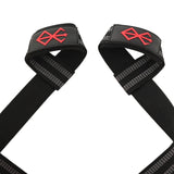 Showcasing Closed up look for Berserk XTRA-STIFF Lifting Straps! Designed for serious lifters, these straps provide superior support and durability. 